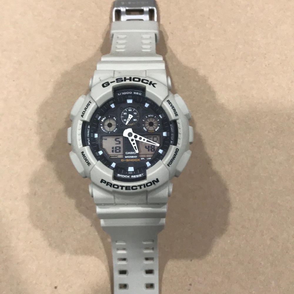 Grey G-Shock watch